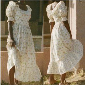 Doen Lupine Dress in Dilys Posy, Size M